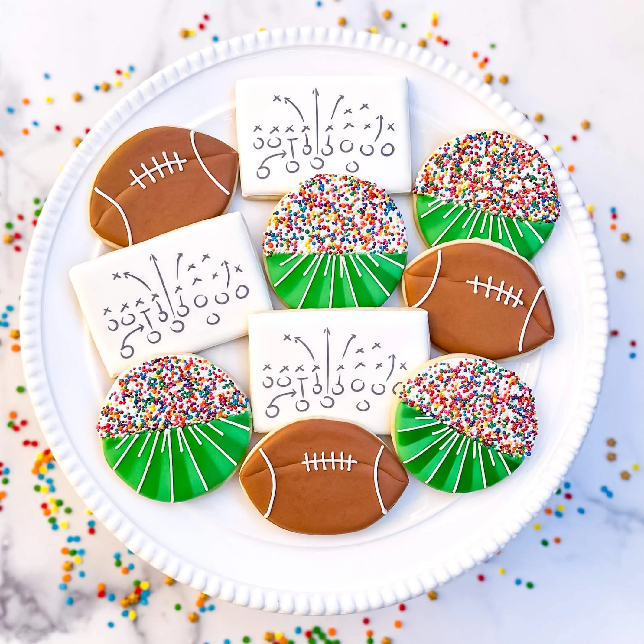 Football Themed Cookies | Football Frenzy