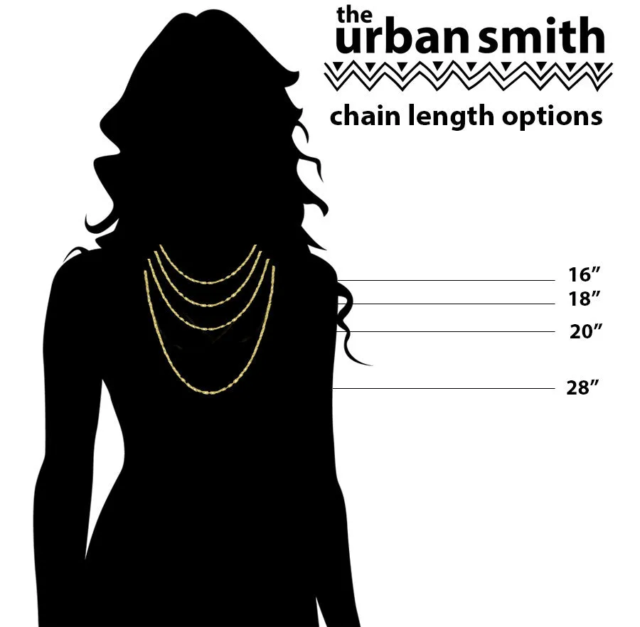 Gold Name Plate Necklace Custom 3"