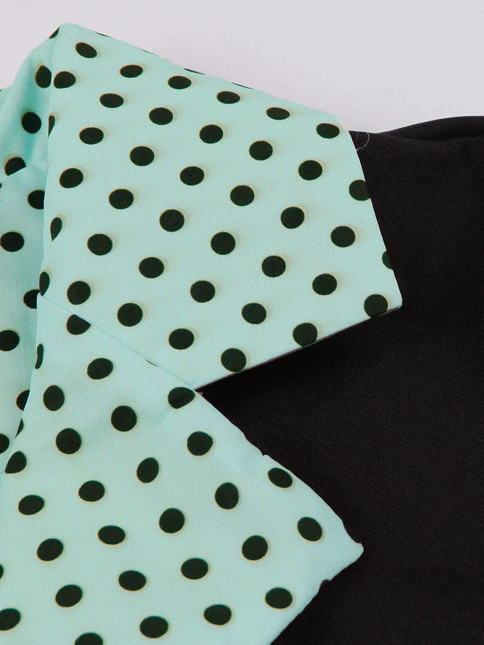 Green Polka Dots 1950S Vintage Swing Dress