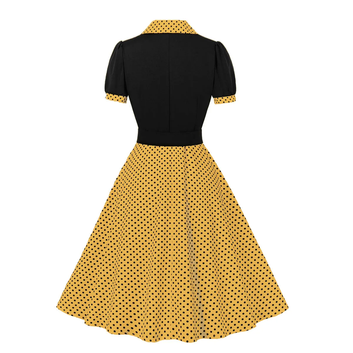 Green Polka Dots 1950S Vintage Swing Dress