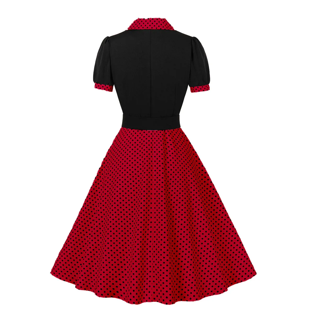 Green Polka Dots 1950S Vintage Swing Dress