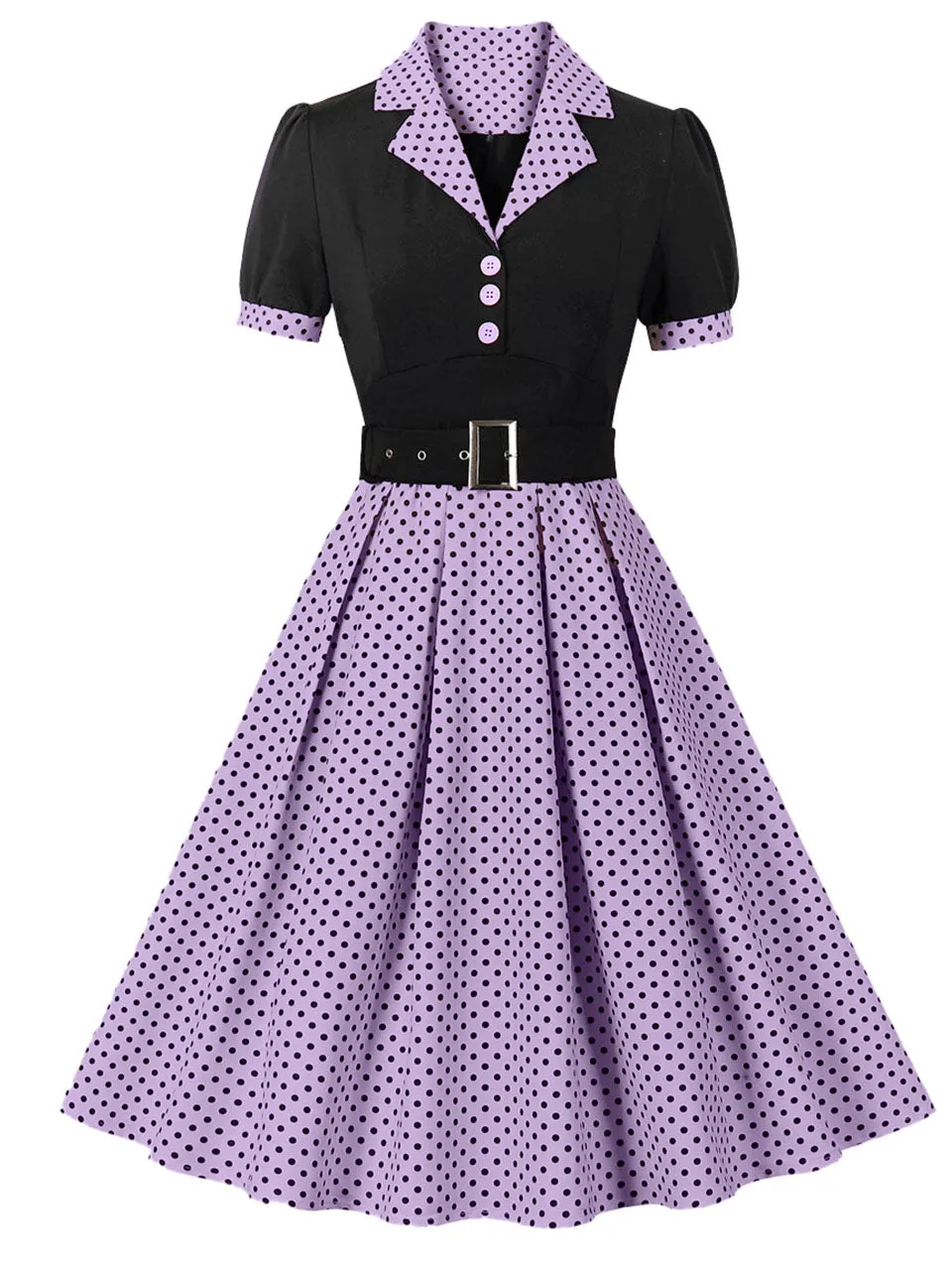 Green Polka Dots 1950S Vintage Swing Dress