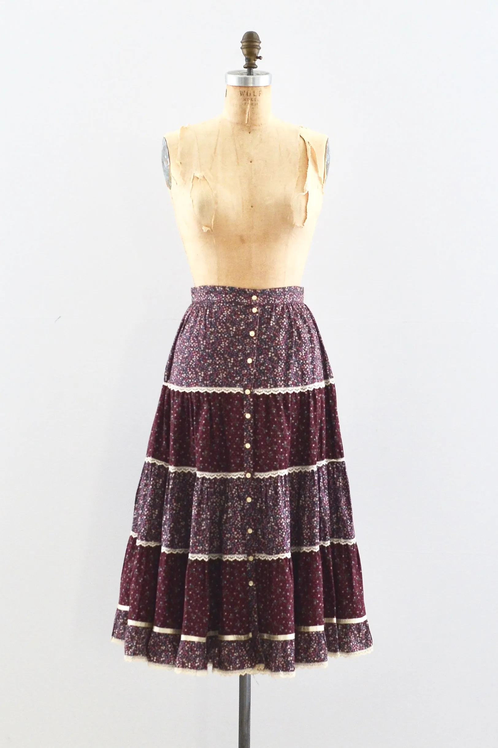 Gunne Sax Gunnies Skirt / S