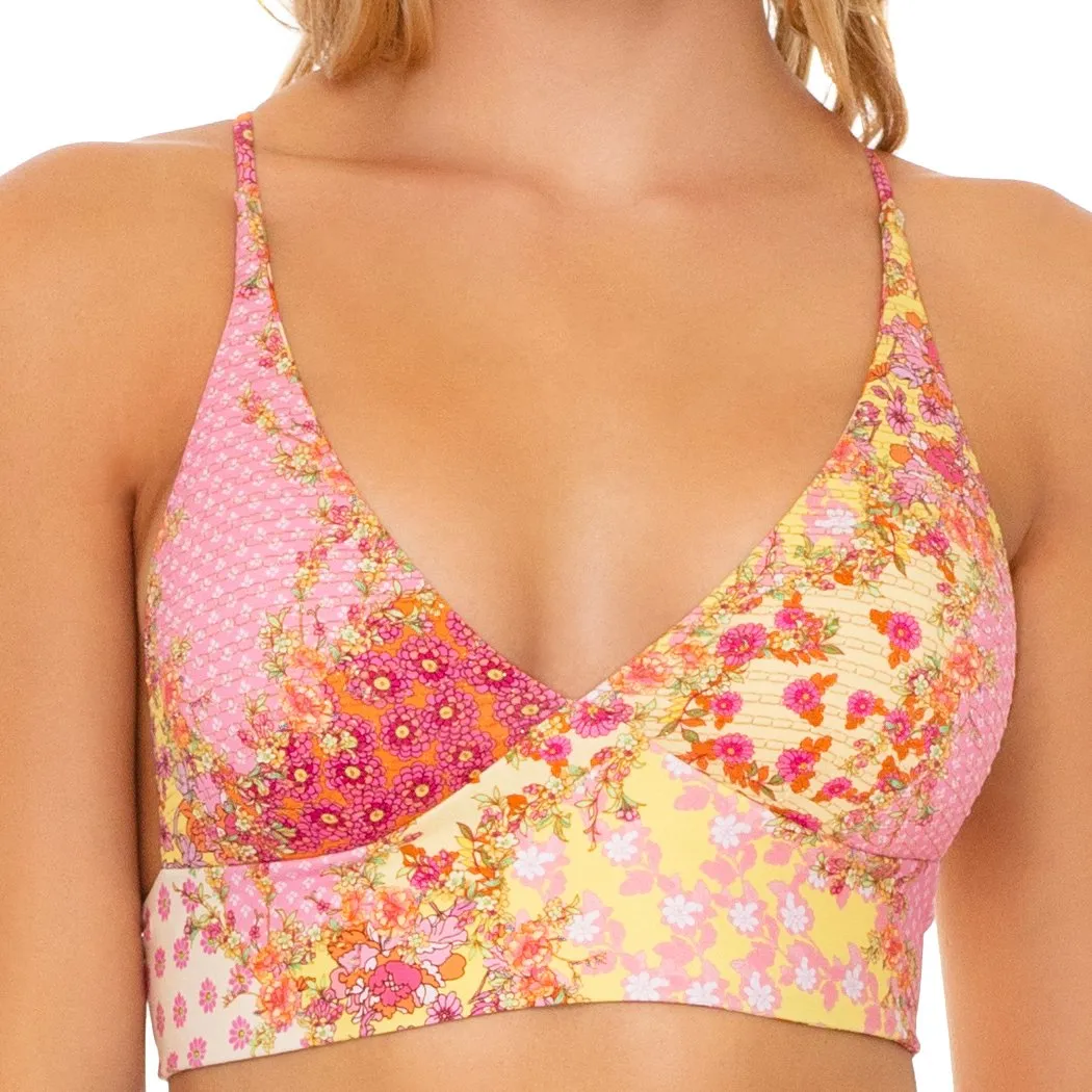 GYPSY DREAM - Halter Cross Back Bustier Top