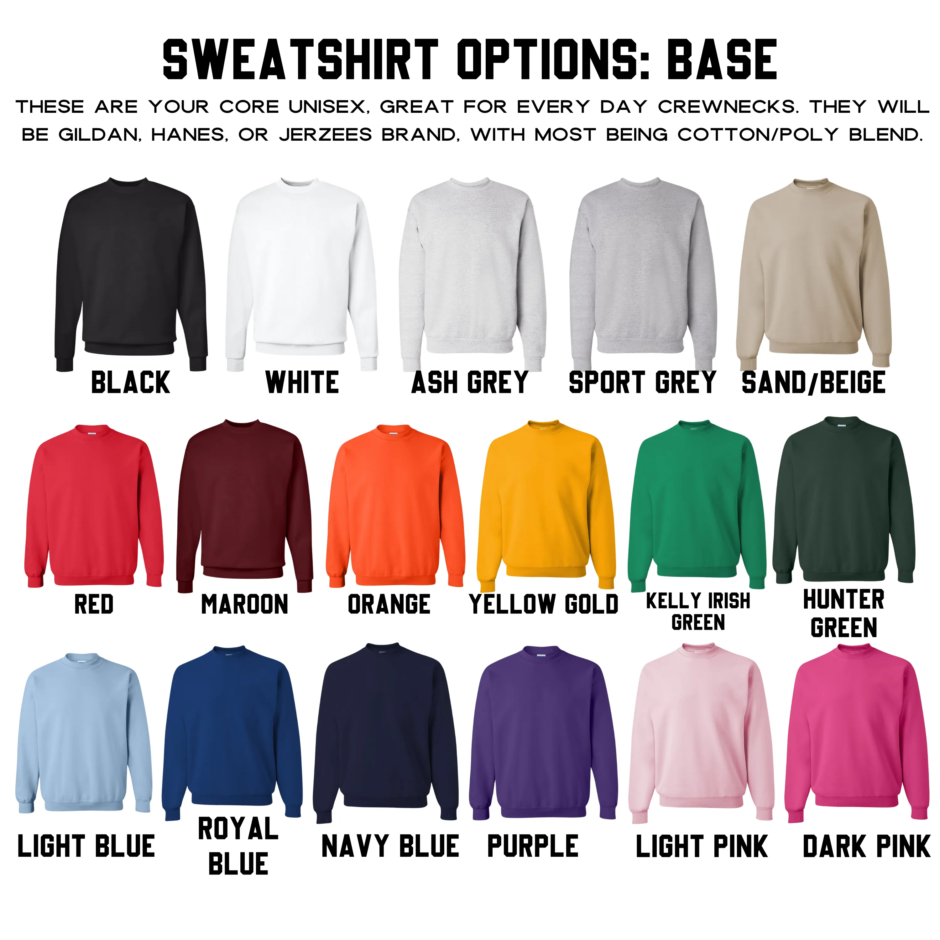HANNAH custom print crewneck