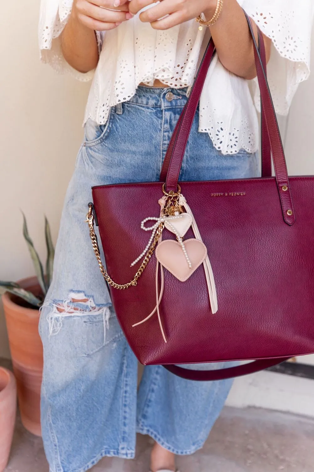 Heart Bag Charm