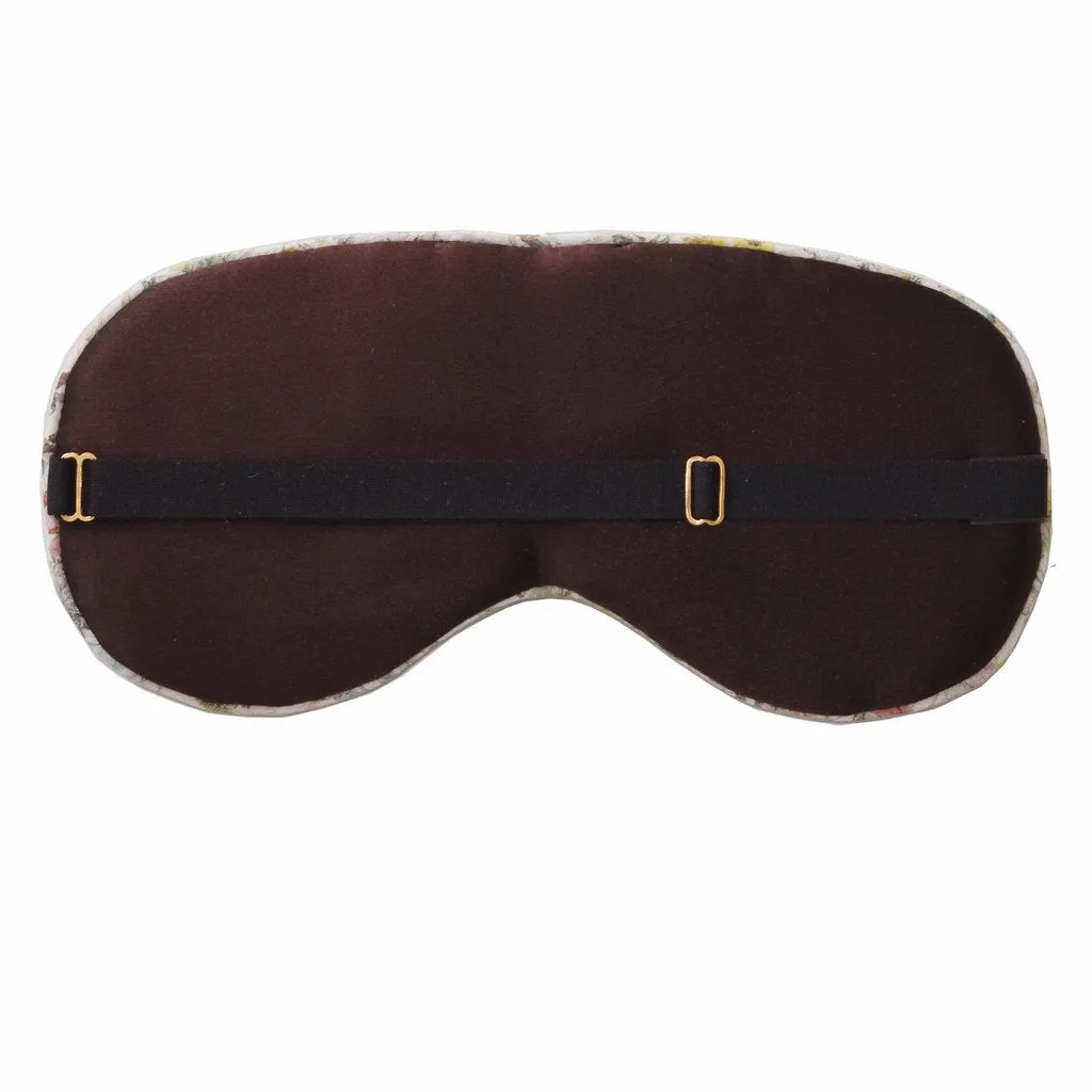 Hypnos Sleep Mask in Garnet Poppy Liberty Print