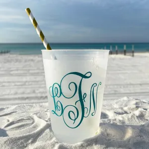 Interlocking Monogram - 16 oz. Shatterproof Cups
