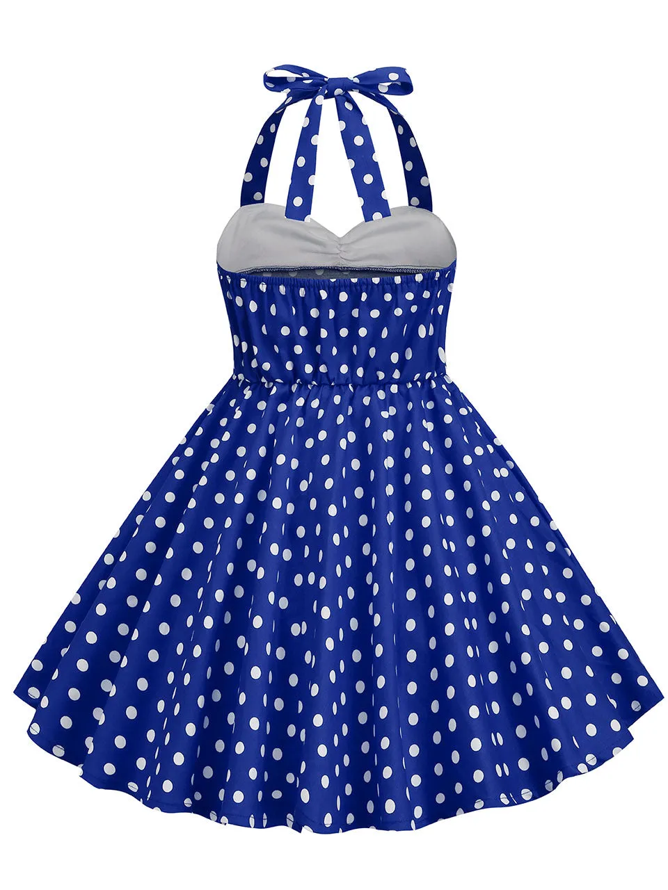 Kids Little Girls' Dress Halter Polka Dot Cotton 1950S Vintage Dress