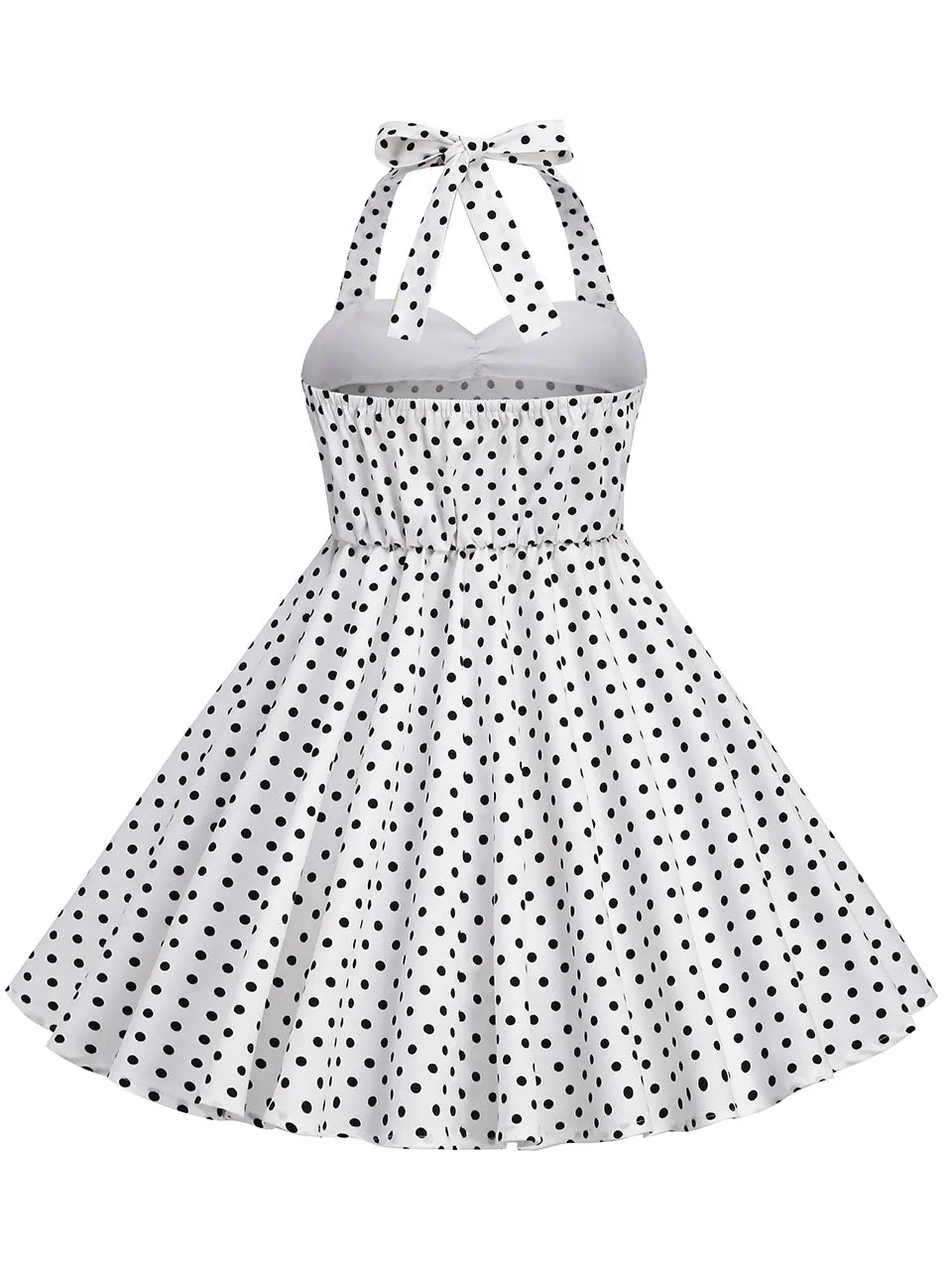 Kids Little Girls' Dress Halter Polka Dot Cotton 1950S Vintage Dress