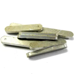 L11140 1/10 Scale Front Suspension Arm Block x 10 Silver Metal 10pcs