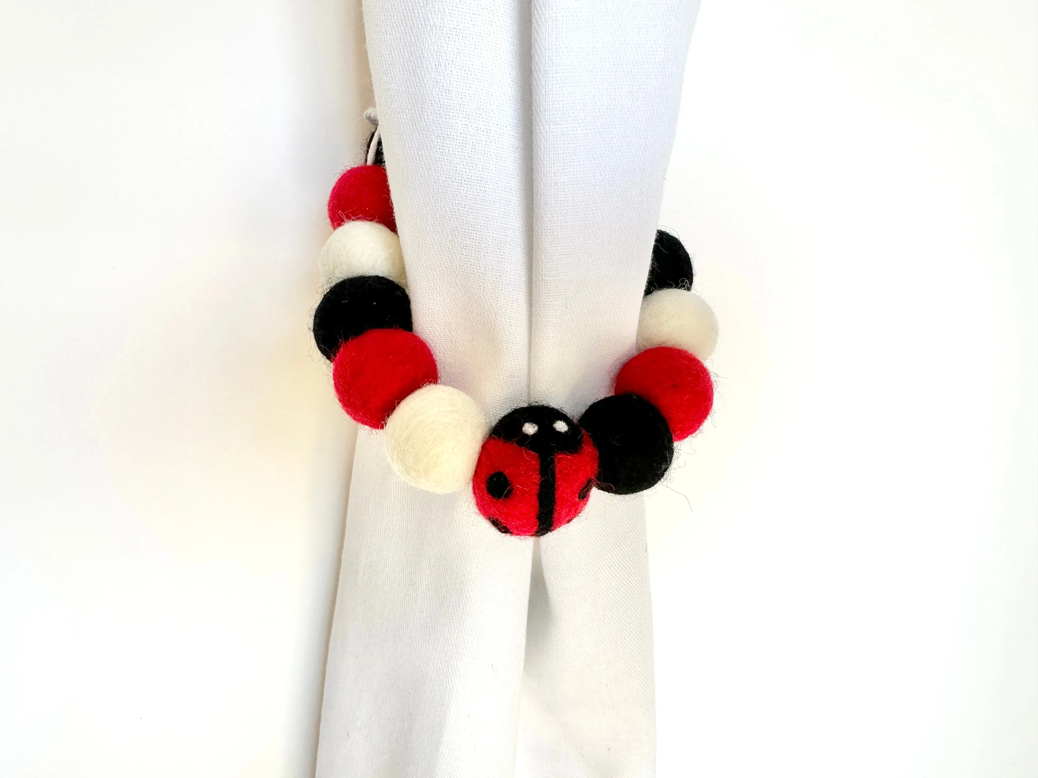 Lady Bug Curtain Ties