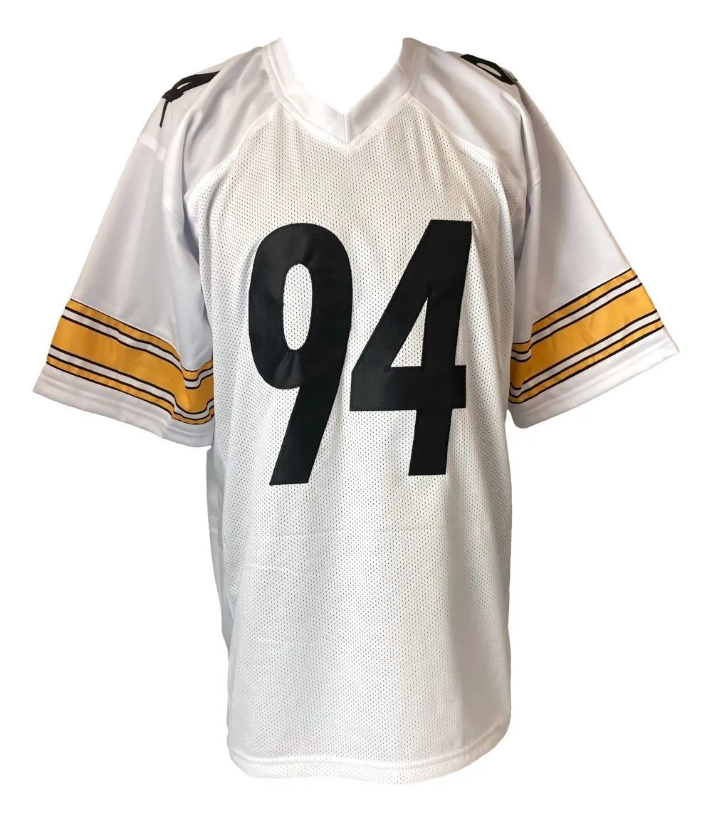 Lawrence Timmons Pittsburgh Signed White Football Jersey JSA Hologram