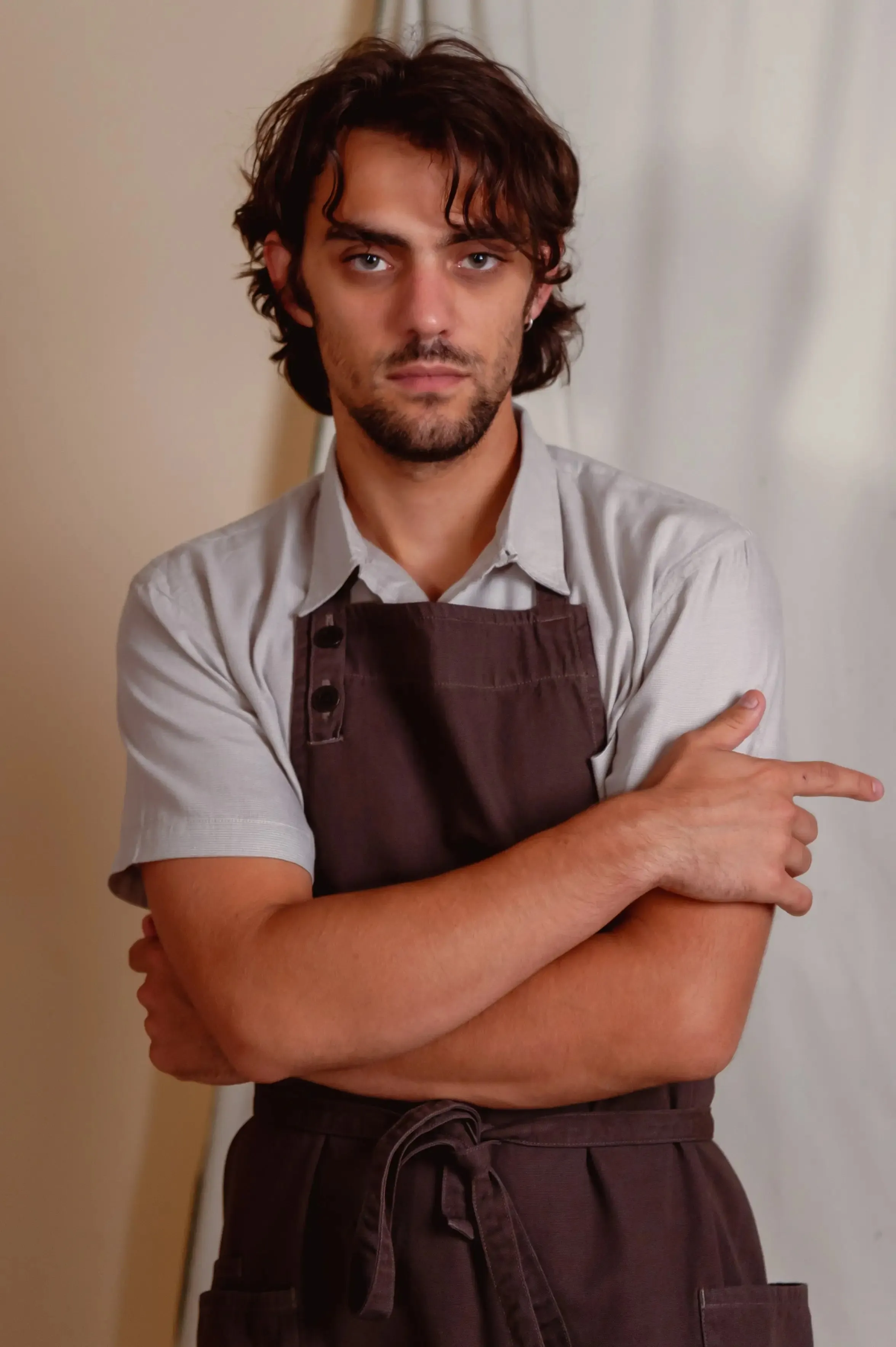 Lyon Bib Apron ⏤ Tundora Grey