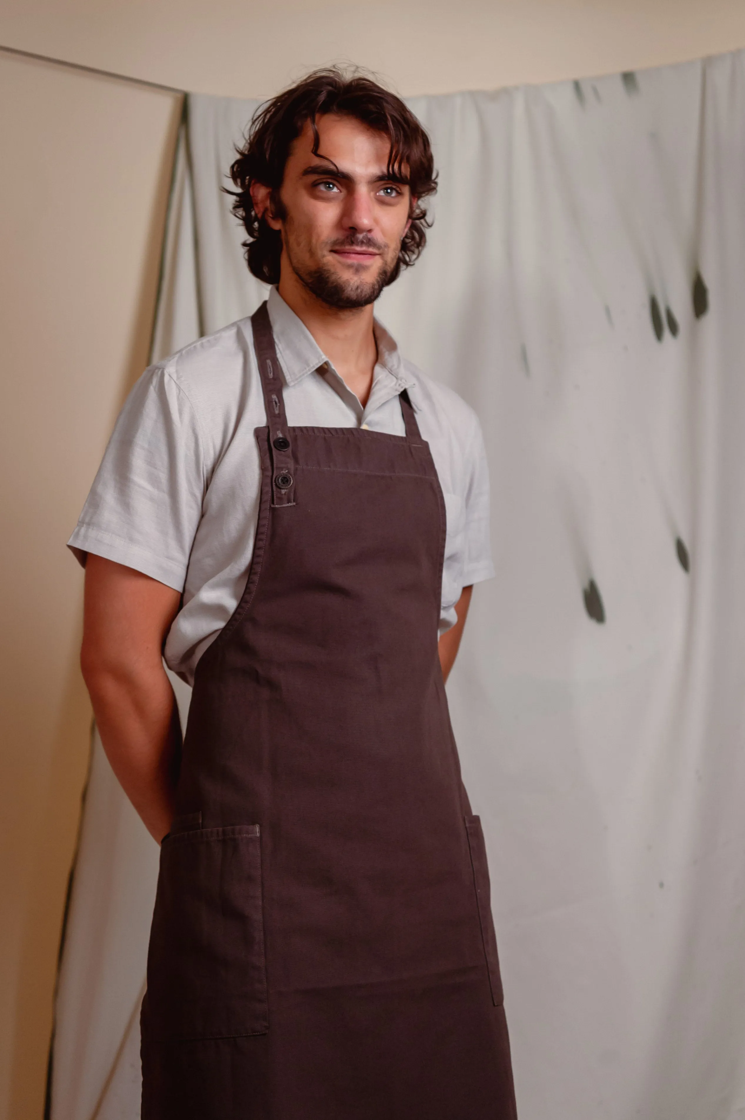 Lyon Bib Apron ⏤ Tundora Grey