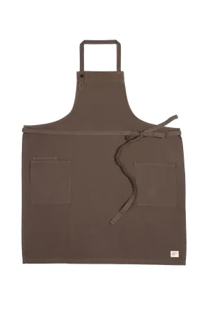 Lyon Bib Apron ⏤ Tundora Grey