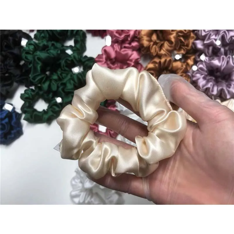 Medium Silk Scrunchies - custom and wholesale