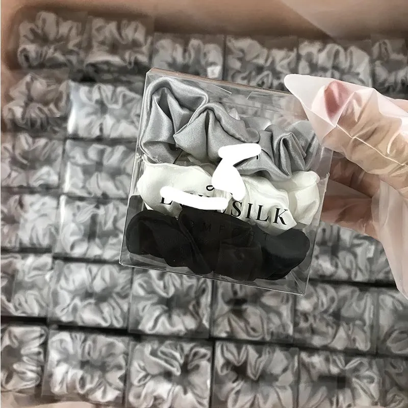 Medium Silk Scrunchies - custom and wholesale