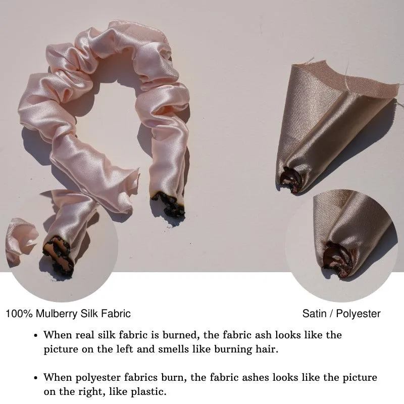 Medium Silk Scrunchies - custom and wholesale