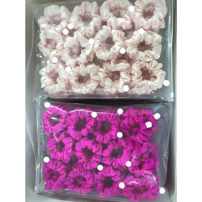 Medium Silk Scrunchies - custom and wholesale