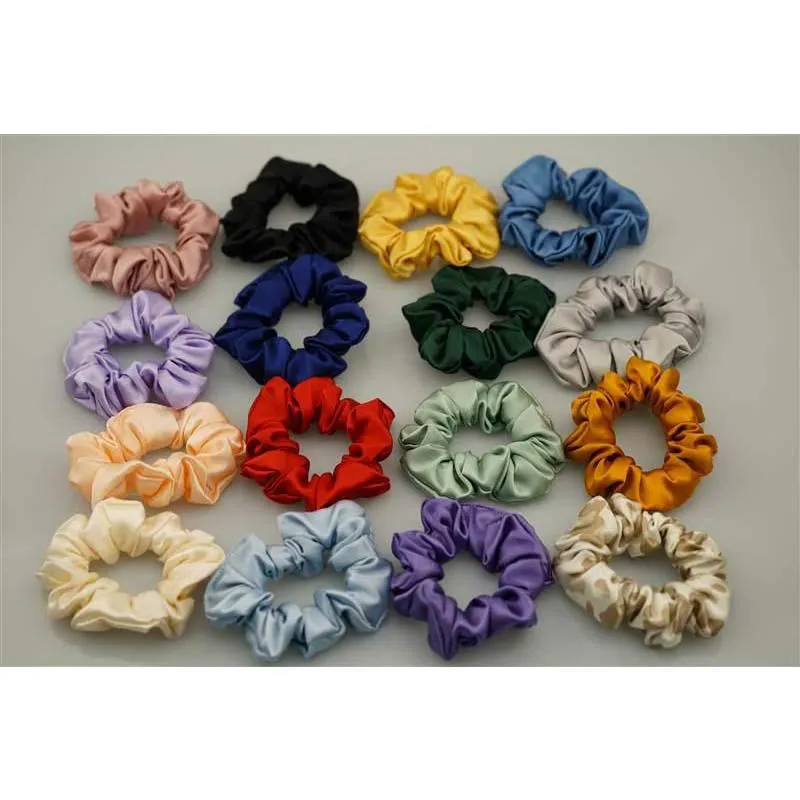 Medium Silk Scrunchies - custom and wholesale