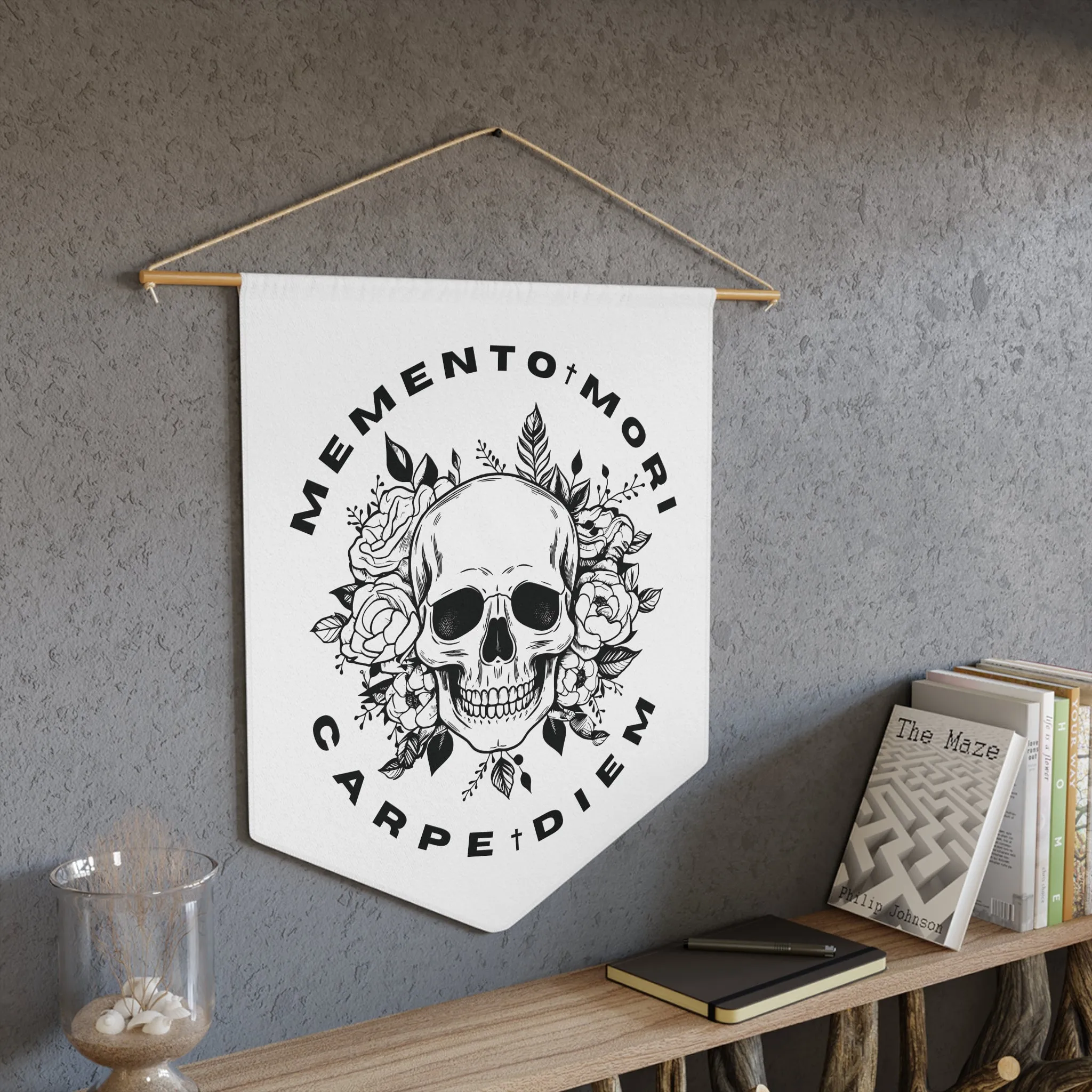 Memento Mori | Carpe Diem II Indoor Pennant Wall Hanging