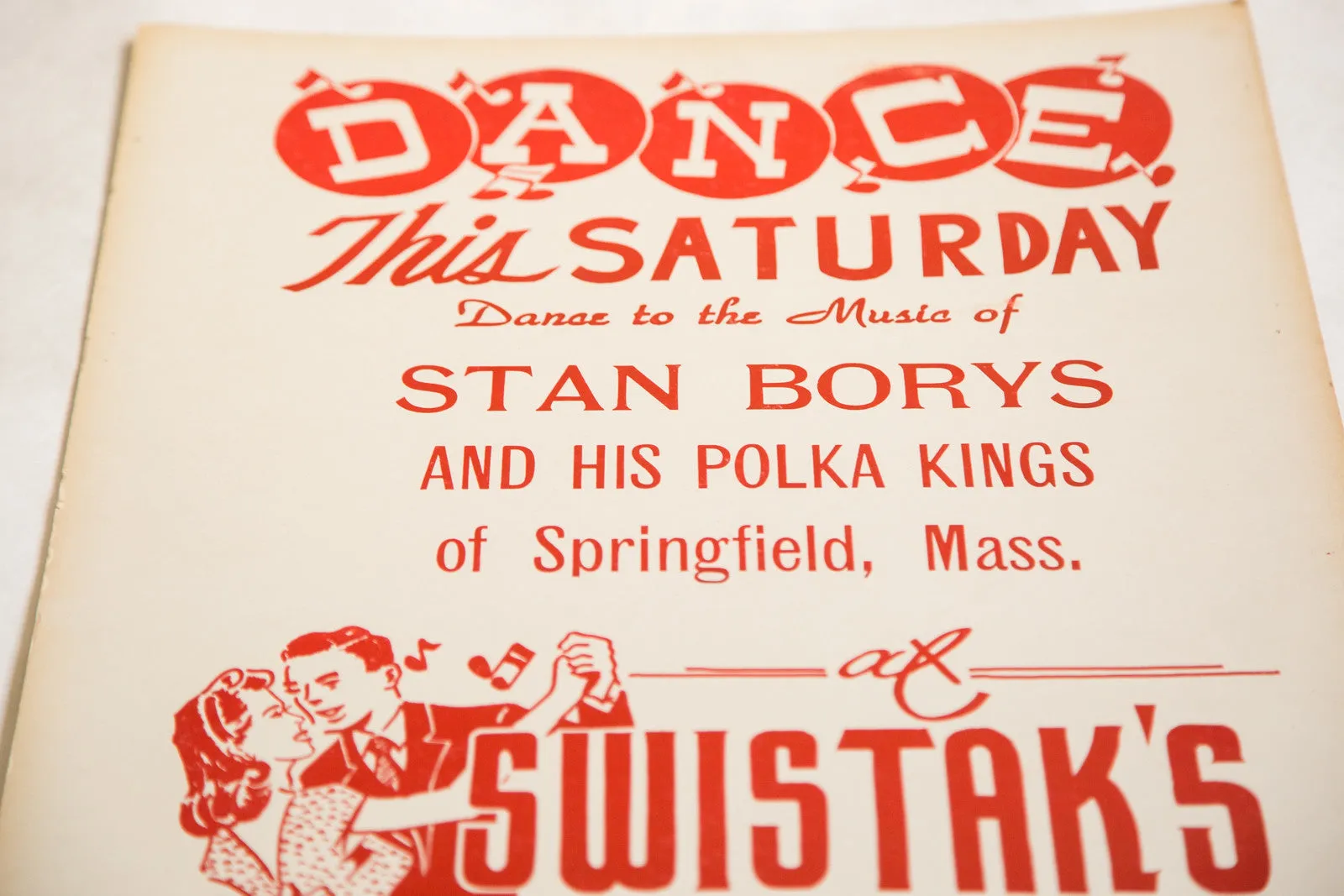 Mid Century Polka Poster