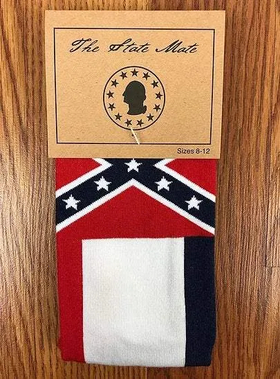 Mississippi State Flag Socks