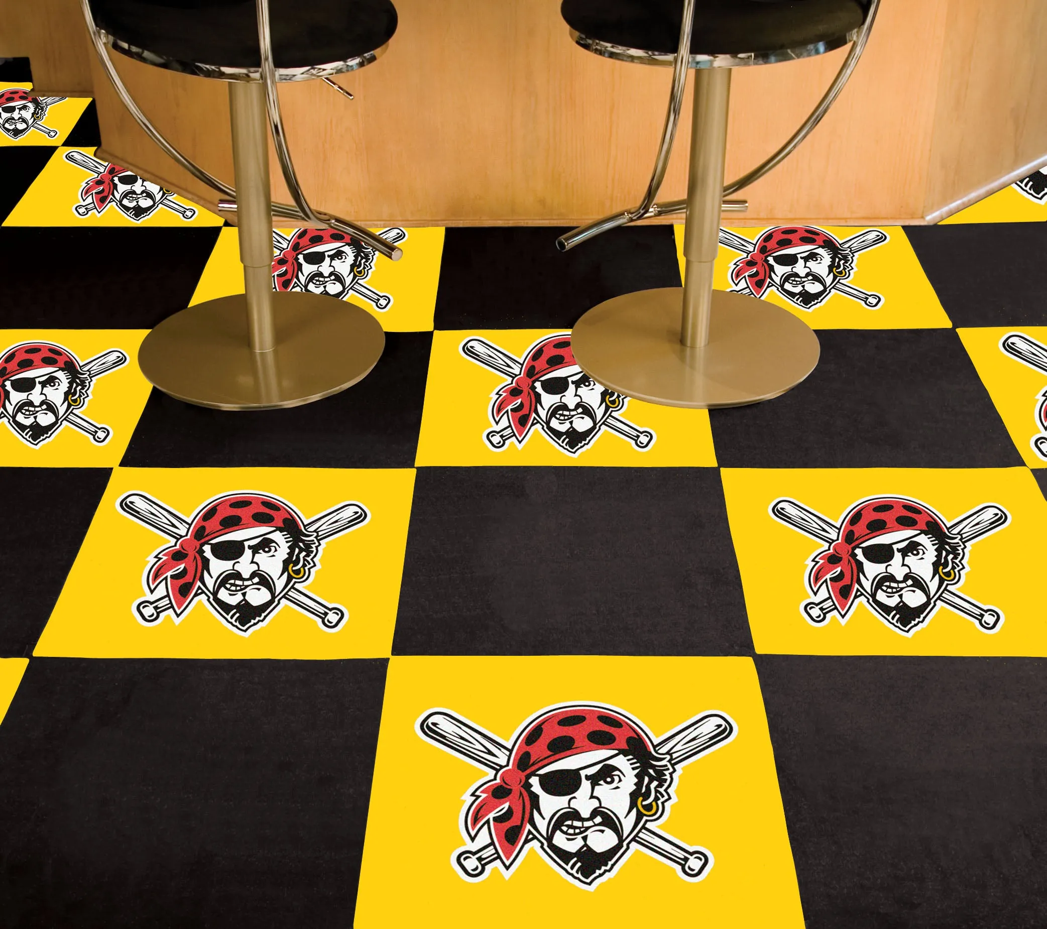 MLB - Pittsburgh Pirates Team Carpet Tiles