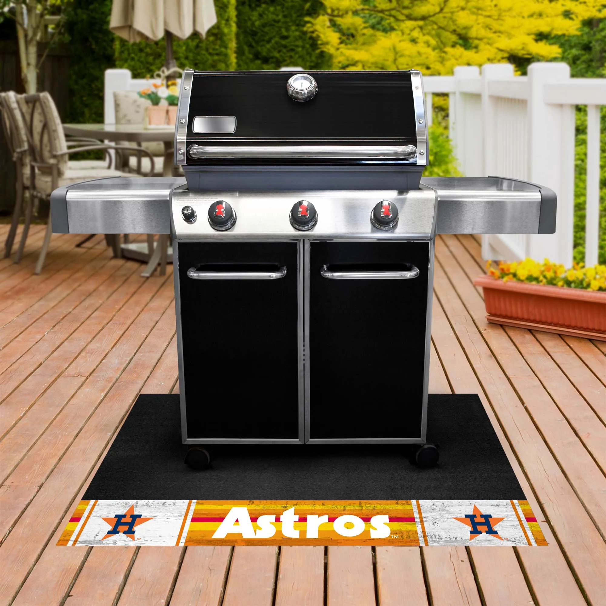 MLBCC - Houston Astros Grill Mat - Retro