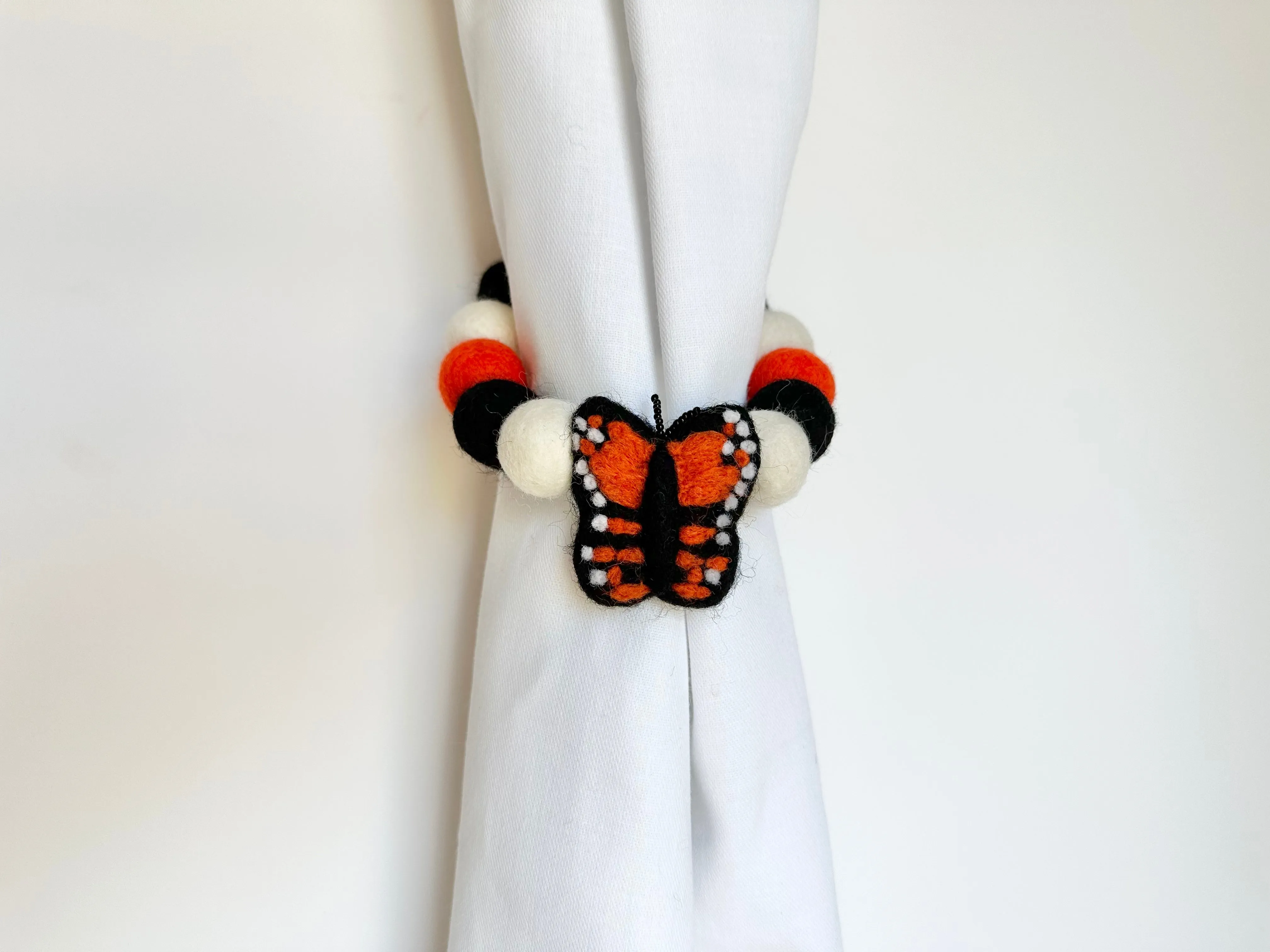 Monarch Butterfly Curtain Ties