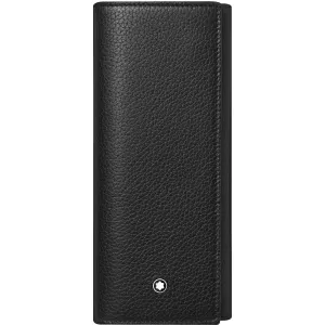 Montblanc Meisterstück Soft Grain case for 2 black writing tools 126265