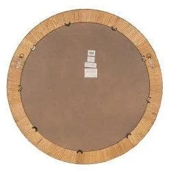 Natural Rattan Round Mirror