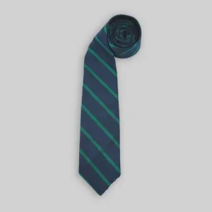 NAVY MOGADOR WITH GREEN STRIPE