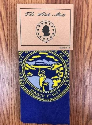 Nebraska State Flag Socks
