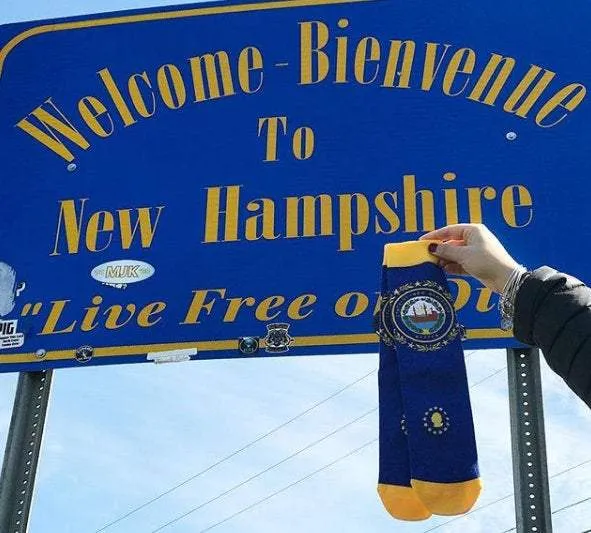 New Hampshire State Flag Socks