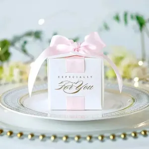New Wedding Favors Gift Box Souvenirs Gift Box With Ribbon Candy Boxes For Christening Baby Shower Birthday Event Party Supplies