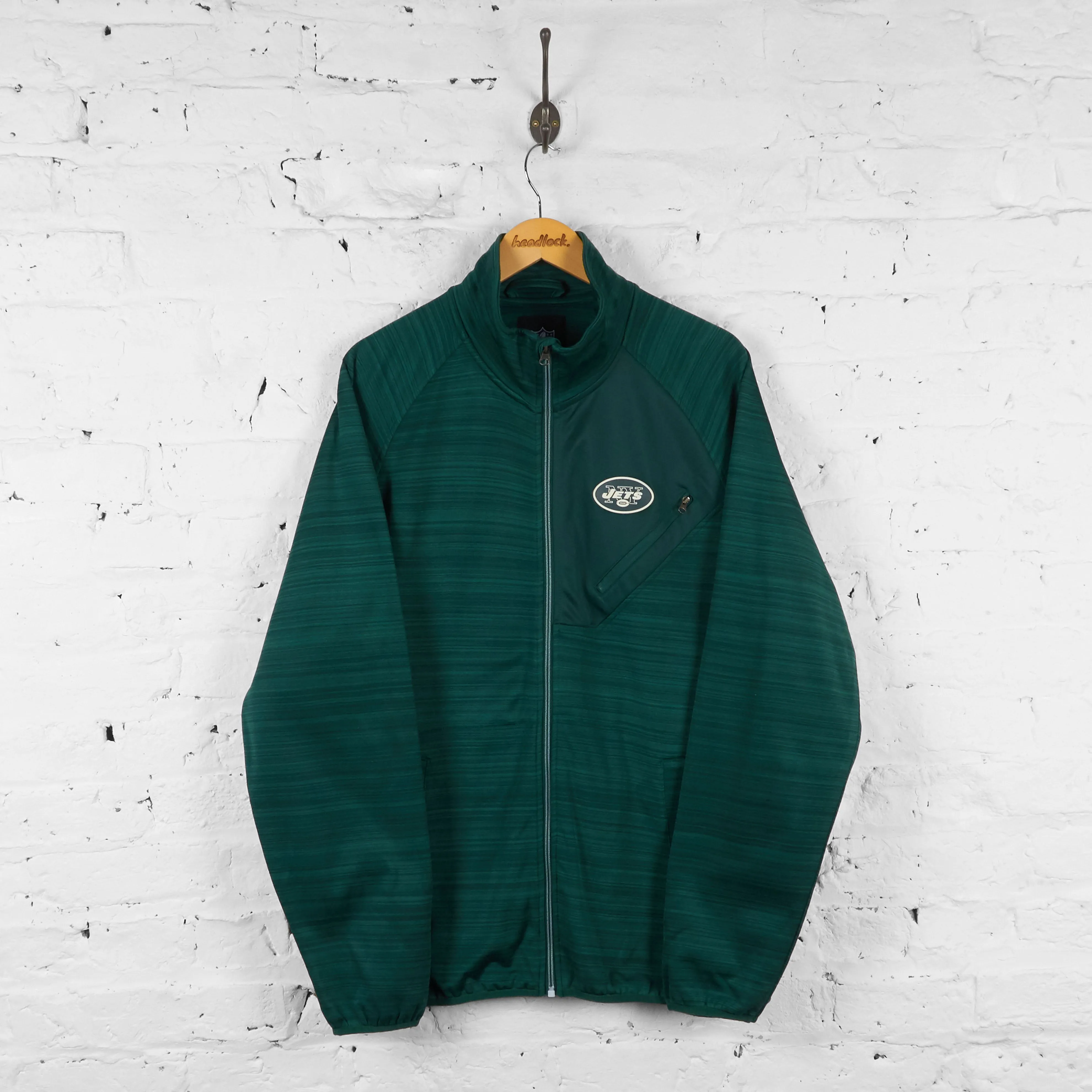 New York Jets NFL Tracksuit Top Jacket - Green - XL