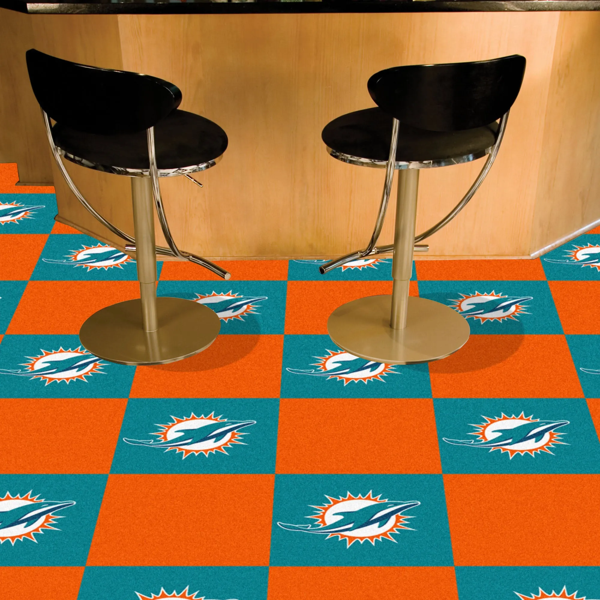 NFL - Miami Dolphins Team Carpet Tiles