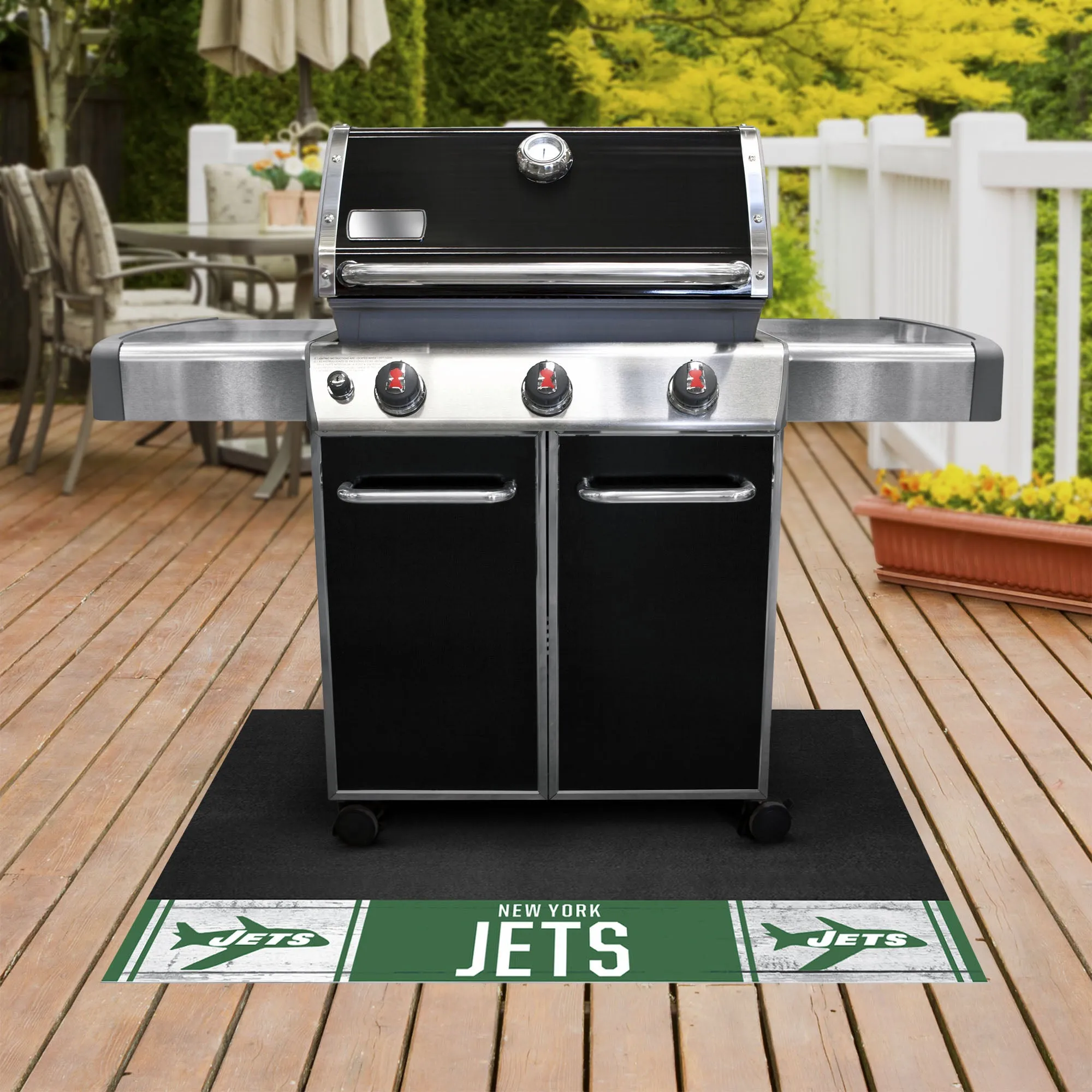 NFLV - New York Jets Grill Mat - Retro
