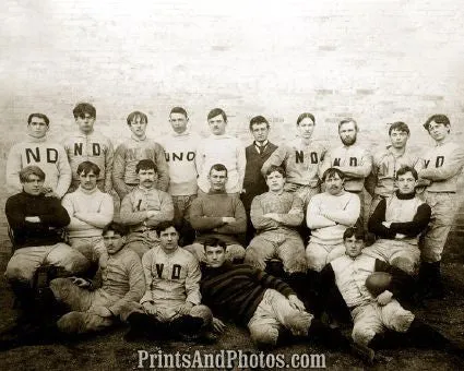 Notre Dame 1893 Undefeated Team  3730