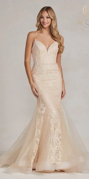 Nox Anabel C1108 Floor Length Mermaid Gown