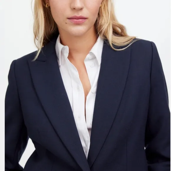 NWT Madewell Dark Navy The Alston Blazer SZ Various