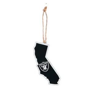 Oakland Raiders, State Ornament,3ot3822state