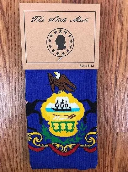 Pennsylvania State Flag Socks