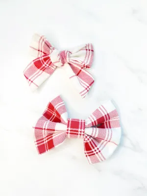 Peppermint Swirl Bow