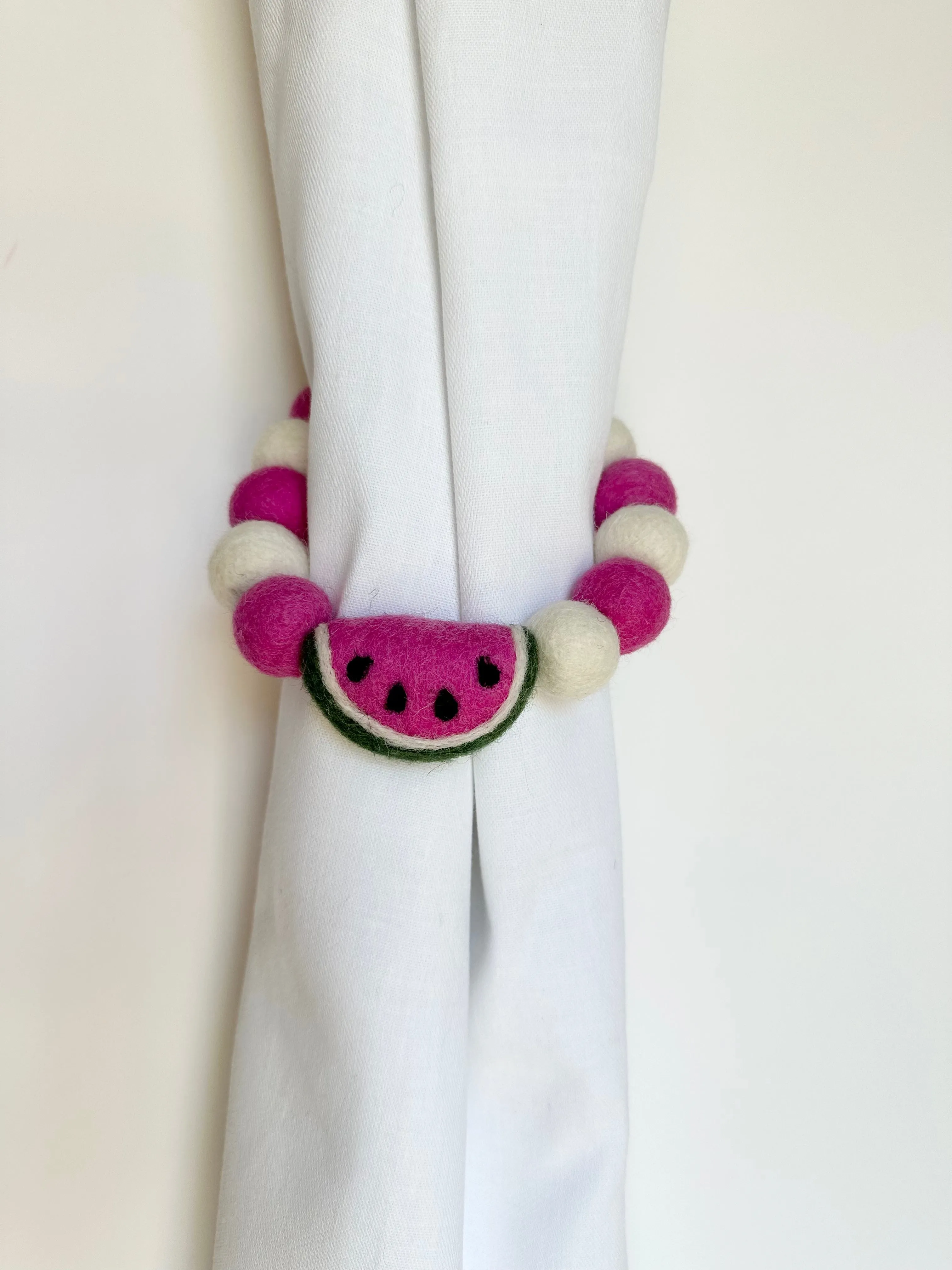 Pink Watermelon Curtain Tie Backs