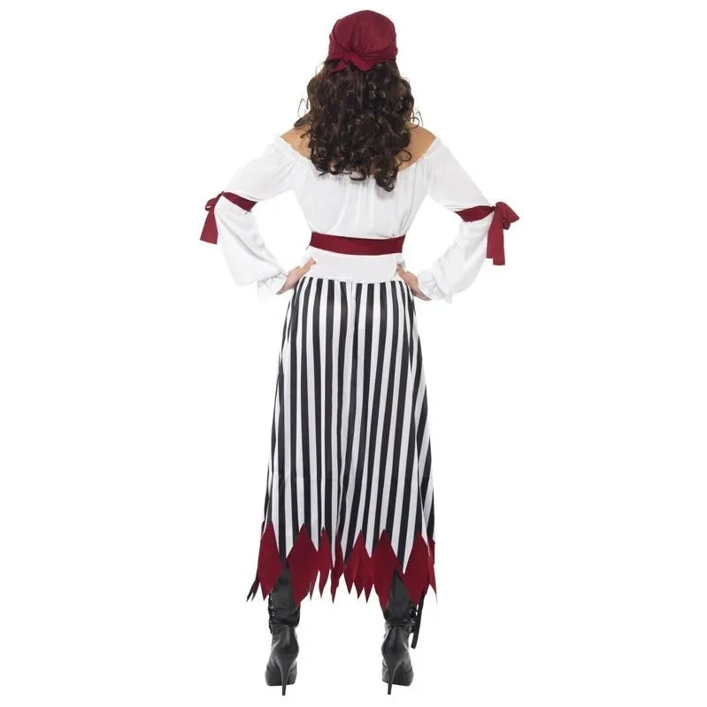 Pirate Lady Costume - Black and White