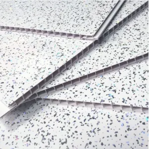 Platinum White Sparkle 5mm Wall Cladding For Bathrooms 2.6m x 0.25m