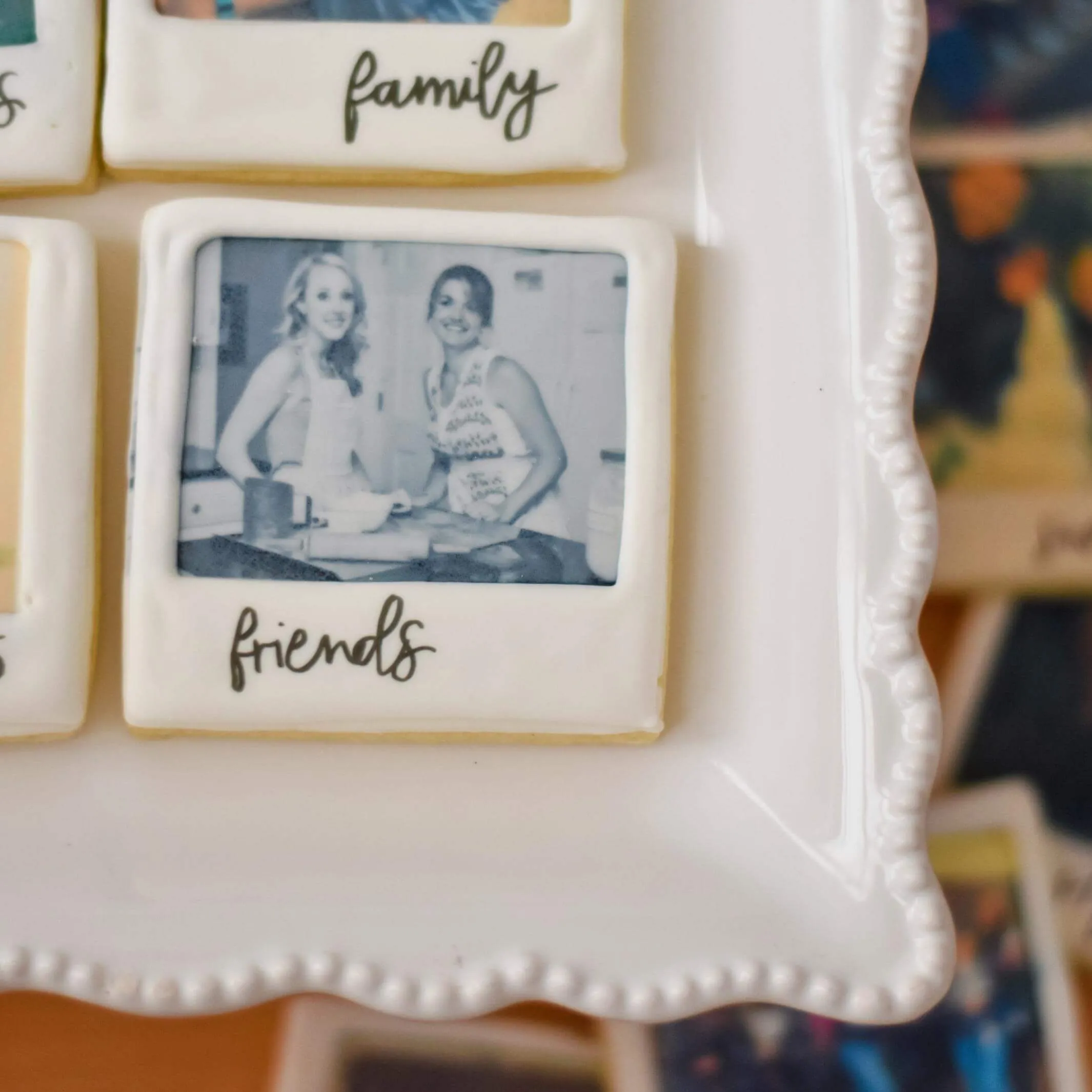 Polaroid Photo Cookies